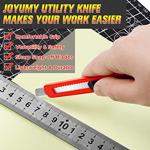 8 Pack Utility Knives Box Cutters, Snap Off Blade