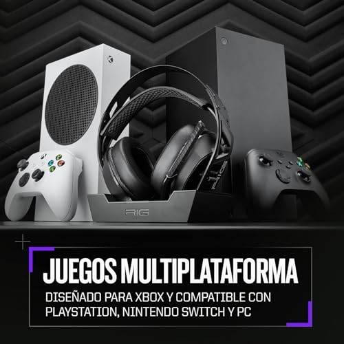 RIG 900 MAX Dual Wireless Gaming Headset with Bluetooth for Xbox, Playstation, and PC - Multi-Function Charging Base - Up to 60 Hours Battery - Dolby Atmos 3D Audio