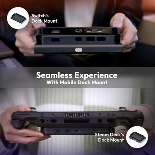 VITURE Pro Mobile Dock, Co-op Stream & Play, Supports 2D/3D Content, Compatible with Switch, Handheld Gaming Consoles, Smartphones, Fire TV, HDMI Devices, for USB-C Display & XR/AR Glasses