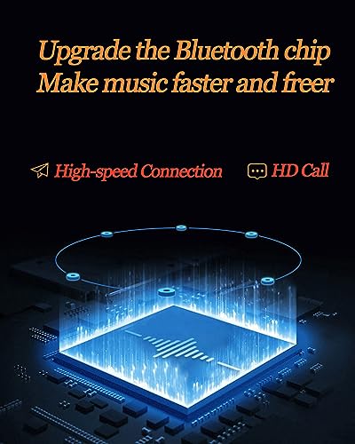 Portable Bluetooth Speaker, Wireless Speaker with 360° Surround Sound, Enhanced Bass,IP65 Waterproof, TF Card, AUX, Long Battery Life, Dual Pairing, Durable Speaker for Travel,Sport,Outdoor,Black-D