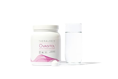 Theralogix Ovasitol Inositol Powder - 90-Day Supply - Myo-Inositol & D-Chiro Inositol for Hormone Balance & Ovarian Function Support* - NSF Certified - 400 g (180 Servings)