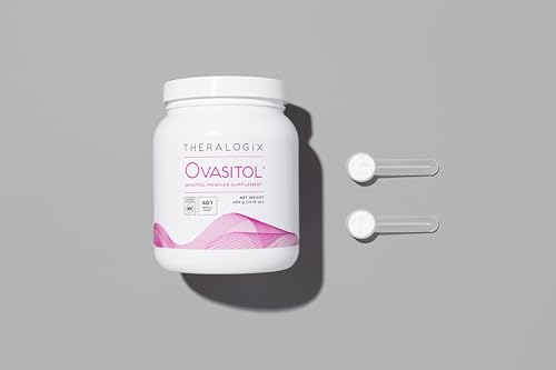 Theralogix Ovasitol Inositol Powder - 90-Day Supply - Myo-Inositol & D-Chiro Inositol for Hormone Balance & Ovarian Function Support* - NSF Certified - 400 g (180 Servings)