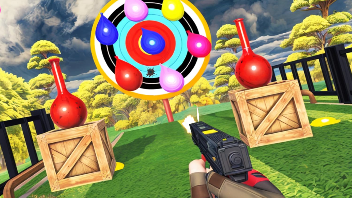 Crazy Real Bottle Shooter 3D - Free Shooting 3D 2024 Action Game