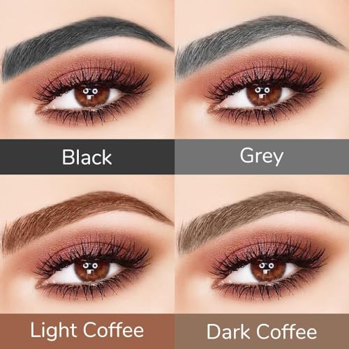 Eyebrow Tattoo Pencil 4 Fork Tip 3D Microblading,2024 New Magic Eyebrow Pencil 4-Tip Eyebrow Pencil Natural Makeup Fine Stroke,Eye Brown Makeup Eyebrow Pencil Stay on All Day(Dark Brown)