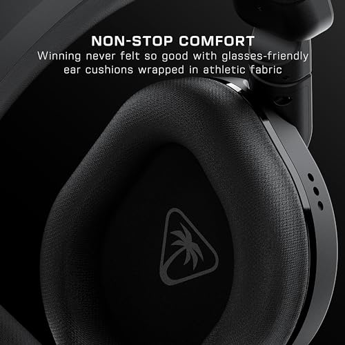 Turtle Beach Stealth 600 Wireless Multiplatform Amplified Gaming Headset for PC, PS5, PS4, Nintendo Switch, Mobile – Bluetooth, 80-Hr Battery, Noise-Cancelling Flip-to-Mute Mic, Waves 3D Audio – Black