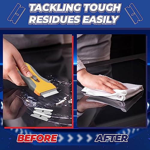 100 Heavy Duty Single Edge Razor Blades for Scraper