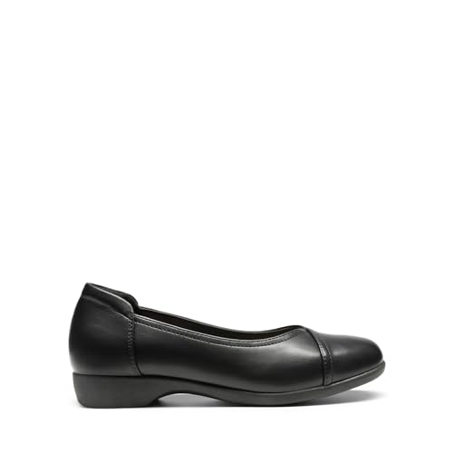 DREAM PAIRS Womens Ballet Flats, Comfortable Slip On Business Office Dress Shoes for Women Dressy and Work with 3D Molded Insole, Black, Size 8, Sdfa2406w