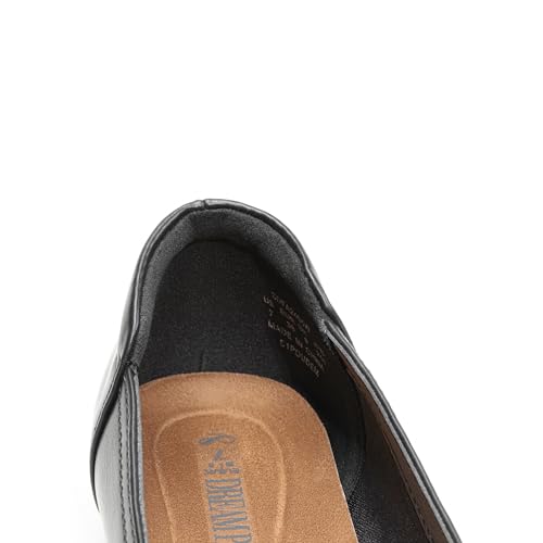 DREAM PAIRS Womens Ballet Flats, Comfortable Slip On Business Office Dress Shoes for Women Dressy and Work with 3D Molded Insole, Black, Size 8, Sdfa2406w