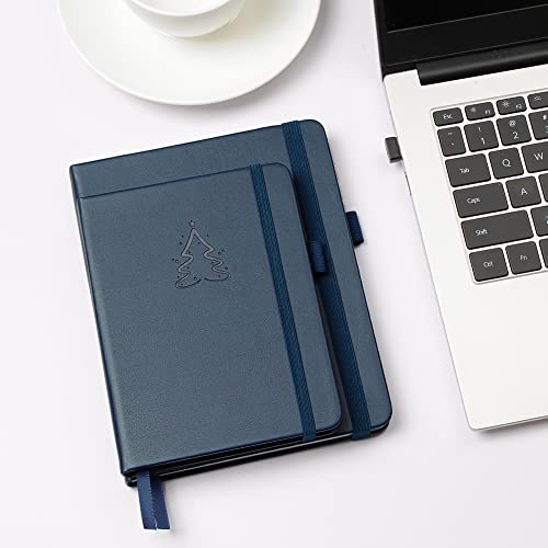 Password Book with Alphabetical Tabs, UpUGo Internet Address and Password Keeper Notebook for Computer & Website Logins, Medium Compact Size, Navy Blue