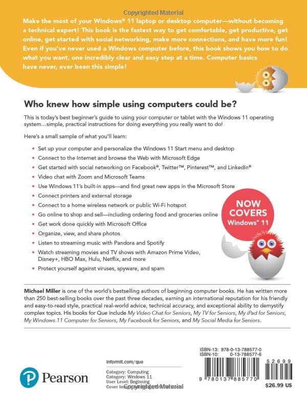 Absolute Beginner's Guide Computer Basics, Windows 11 Edition