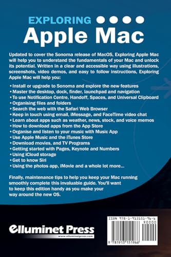 Exploring Apple Mac - Sonoma Edition: The Illustrated, Practical Guide to Using MacOS (Exploring Tech)
