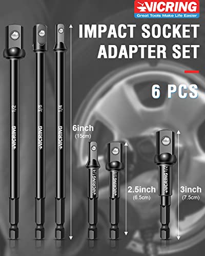Impact Socket Adapter Set for High Torque Drilling