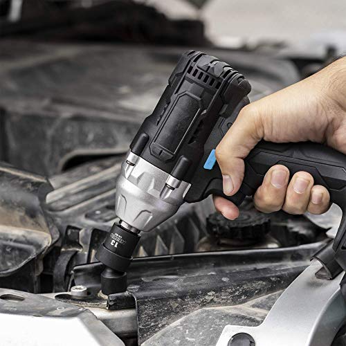 NEIKO 02471A Impact Socket Set, 3/8” Drive, 67 Piece, Metric and Standard Master Socket Set with Shallow & Deep Sockets, Ratchet, Swivel Sockets, Extension Bars, Adapters, Cr-V & Cr-Mo