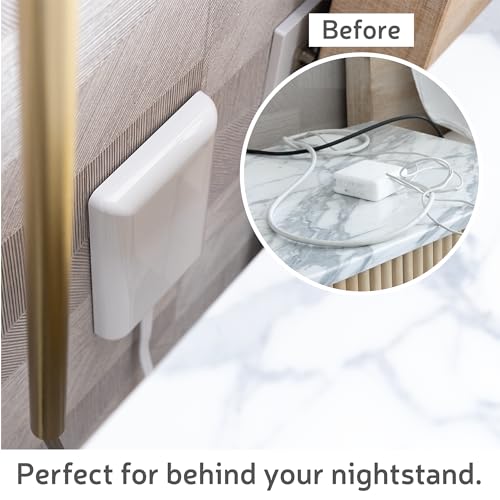 Neat Socket - 3ft Flat Extension Cord with USB Ports – Ultra Thin Flat Plug Extension Cord with 3 Outlets, 2 USB – Flat Outlet Extender – Universal Size Flat Plug Power Strip, Child & Pet Safe