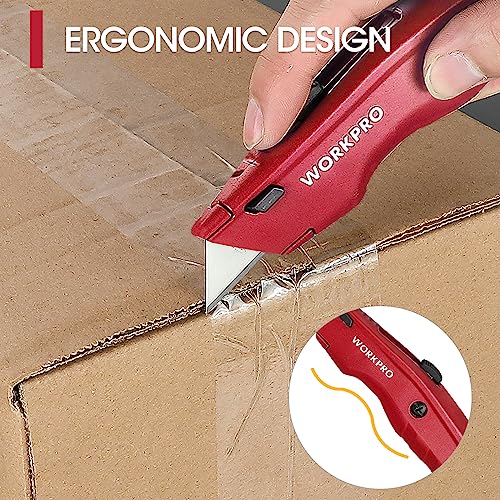 WORKPRO Premium Heavy Duty Retractable Utility Knife Kit
