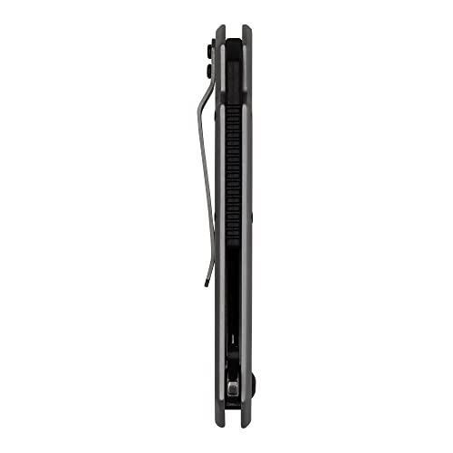 Kershaw Misdirect Pocketknife: Serrated Black-Oxide Blade, Stainless Steel