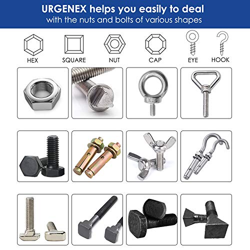 Universal Socket Set (11-32mm 7-19mm) Super Socket for Unscrew Any Bolt Multi-Function Universal Socket Tool Kit with Power Drill Adapters Gifts for Men, Father/Dad, Husband, DIY Handyman 4PCS