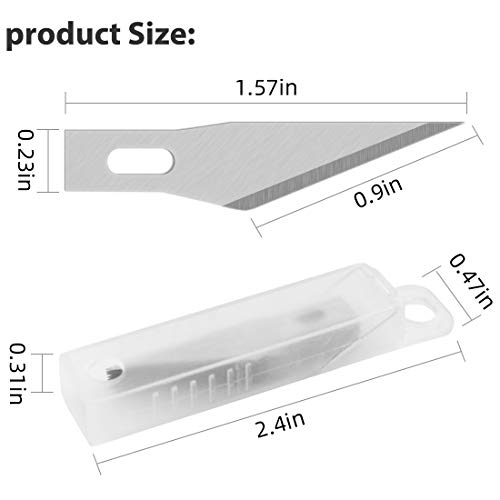 DIY Craft Knife Set with Stainless Steel Blades & Ruler