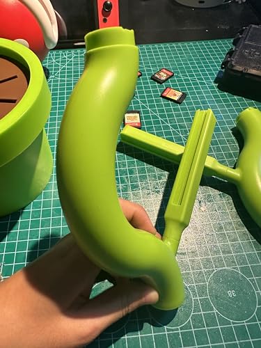 Multifunctional Vertical Stand Game Console Charging Stand Game Card Storage Desktop Ornaments Rechargeable Base Flower Pot Piranha Ornament Suitable for Switch Game Console