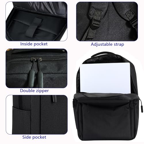 ZLDYPINK Gaming Console Backpack Compatible with PS5, Protective Travel Carrying Case Bag Compatible with Sony Playstation5, Storage Bag for PS5 Disc, Controllers and More Gaming Accessories