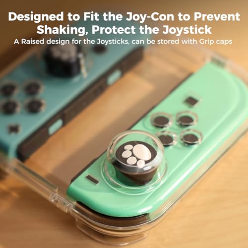 IINE Mini Storage Case for Joy-con, Portable Dust-Proof Protective Box Compatible with Nintendo Switch/OLED Joy-Con, Joy-con Travel Case with Magnetic Closure