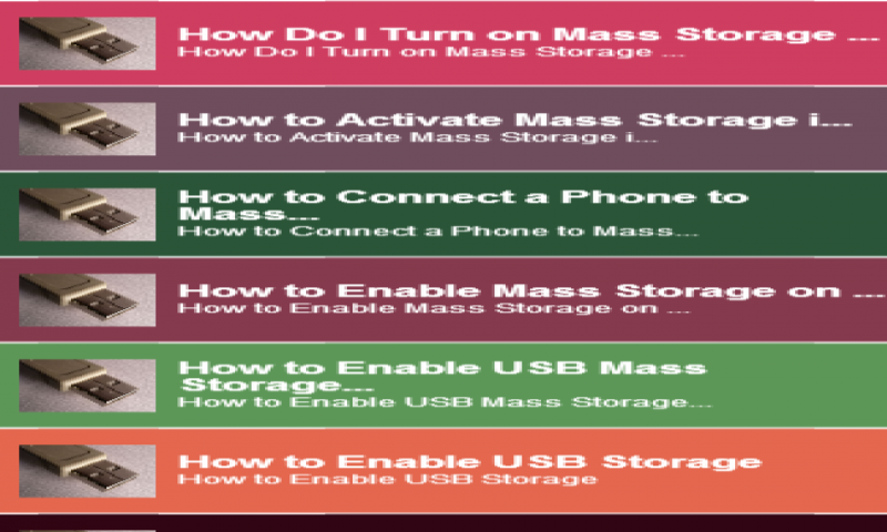 usb mass storage enable