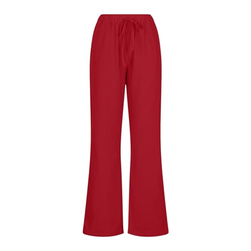 Pallets for Sale Liquidation for 9.99 Orders Placed My Account 2024 Fashion Cotton Linen Pants Women's Summer Casual Drawstring Wide Leg Palazzo Pants Loose Comfy Trousers with Pockets