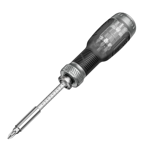 Wesdut 13-in-1 Multi-bit Screwdriver Set Tool All in One, [Super Durable] Screw Driver, Repair Kit, Man Gift, Flat Head/Slotted/Philips/Torx/Square/Hex,Nut Driver