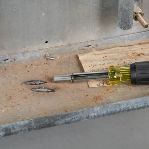 Klein Tools 32483 Bit for 11-in-1 and 10-in-1 Klein Screwdriver Nut Driver, #2 Phillips, 1/4-Inch Slotted