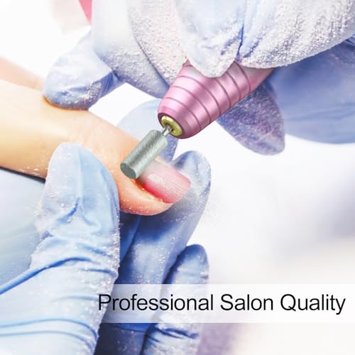 Melodly Electric Nail Drill, Professional Acrylic Nail Drill Machine for Gel, Acrylic Nails, Portable USB Electric Nail File Efile Set with Iridescent Nail Drill Bits, Manicure Pedicure Nail Tools