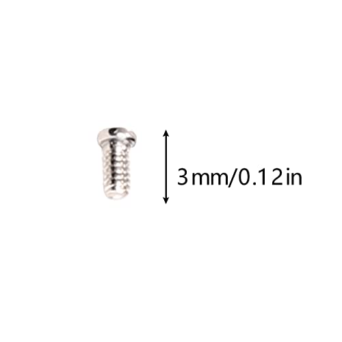Replacement Silver Screws for Aviator RB3025 3025 Sunglasses Repair Kit (Set of 4),Screwdriver