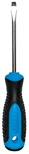Century Drill & Tool 72112 Slotted Screwdriver, 1/8" by 3"
