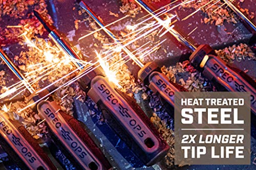 Spec Ops Tools Father's Day Gifts for Dad Multi-Bit Screwdriver, 6-in-1, Magnetized Double-Sided Bits, Cr-Mo Steel Shaft, 3% Donated to Veterans