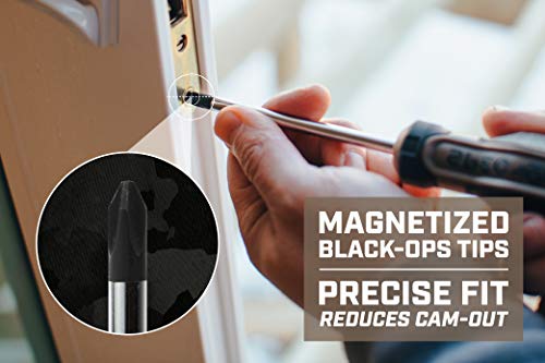 Spec Ops Tools Phillips Screwdriver, 1 x 3", Magnetic Tip, Cr-Mo Steel Shaft, 3% Donated to Veterans