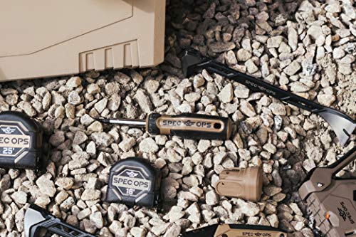 Spec Ops Tools Father's Day Gifts for Dad Multi-Bit Screwdriver, 6-in-1, Magnetized Double-Sided Bits, Cr-Mo Steel Shaft, 3% Donated to Veterans