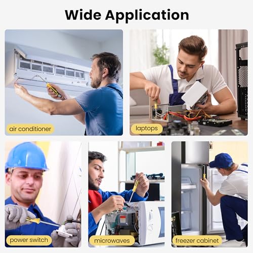 CAYYET Screwdriver Set, 12 in 1 Multi-Functional Repair Tool Kit for Home Use, Multi-bit Screwdriver Set Tool (Phillips, Slotted, Torx, Square,Nut Driver) Outdoor and Daily Repair Tools