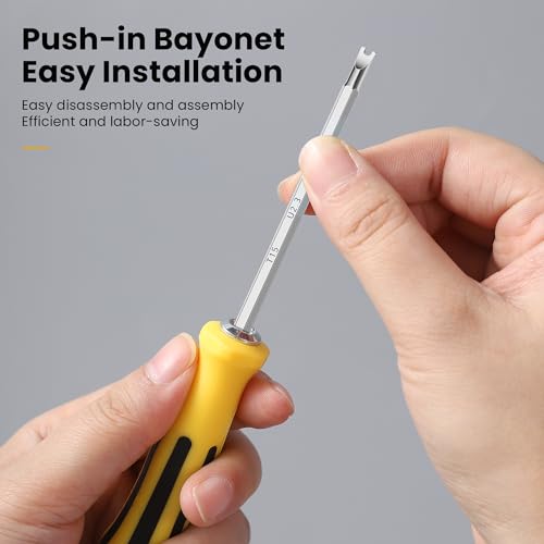 CAYYET Screwdriver Set, 12 in 1 Multi-Functional Repair Tool Kit for Home Use, Multi-bit Screwdriver Set Tool (Phillips, Slotted, Torx, Square,Nut Driver) Outdoor and Daily Repair Tools