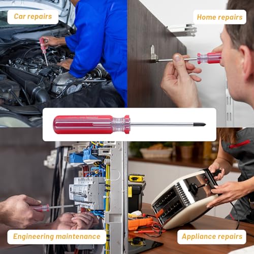 Rannb Triwing Screwdriver Set Magnetic Point Y Tip 4 Sizes 3mm, 4mm, 5mm, 6mm - 4pcs