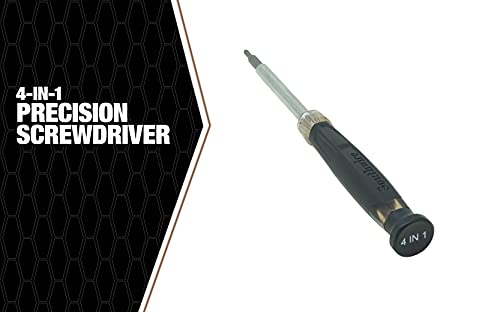 Southwire SD4N1P 4-in-1 Precision Screwdriver with Phillips and Slotted Bits