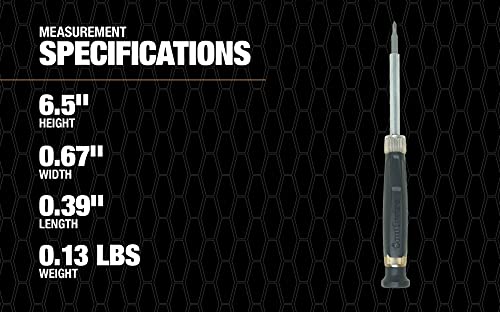 Southwire SD4N1P 4-in-1 Precision Screwdriver with Phillips and Slotted Bits