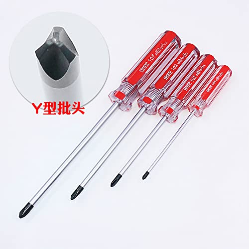 4-Piece Tri Wings Screwdriver Y3 mm Y4 mm Y5 mm Y6 mm Multifunctional Magnetic Y Screwdriver Set
