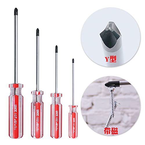 4-Piece Tri Wings Screwdriver Y3 mm Y4 mm Y5 mm Y6 mm Multifunctional Magnetic Y Screwdriver Set