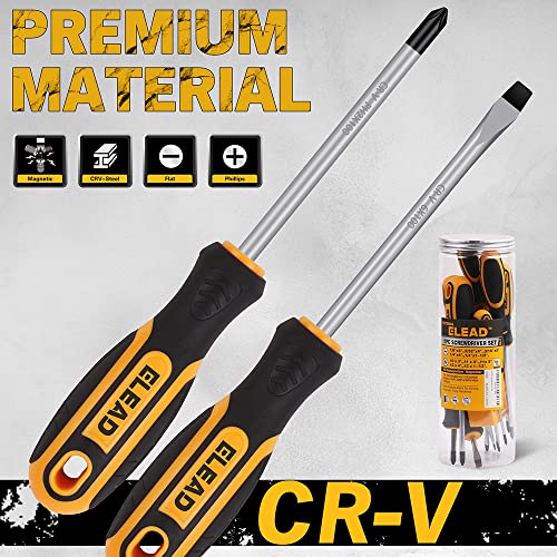 11-piece Screwdriver Set 5 Phillips and 5 Slotted Tips magnetic screwdriver set screw driver work on small screws as well as large. Magnetizer Demagnetizer for Screwdriver Tips Bits and Small Tools