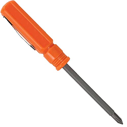 Lutz 2-IN-1 Pocket Size Orange Screwdriver
