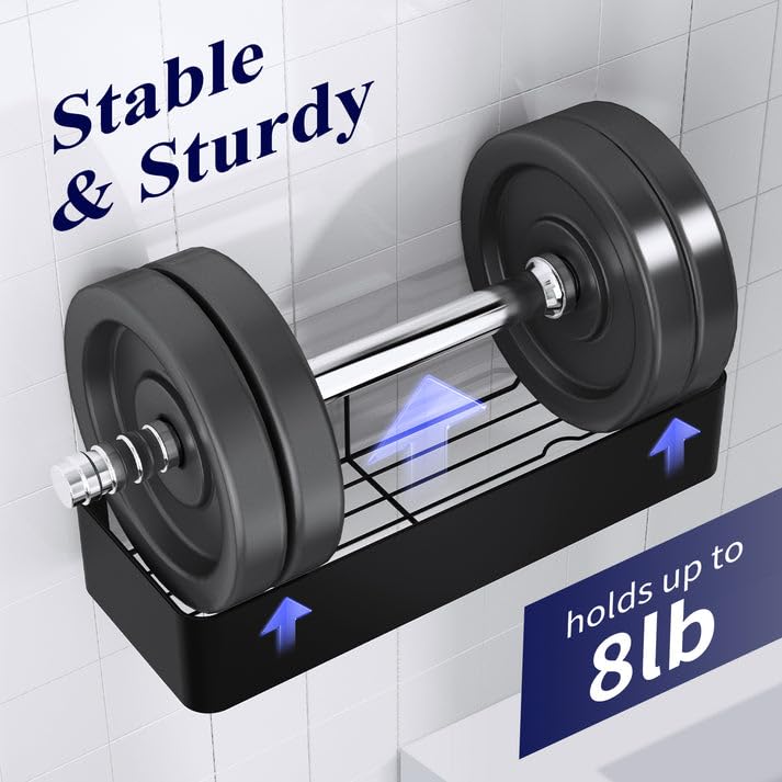 Kitsure Large Shower Caddy - 2 Pack, Rustproof Steel