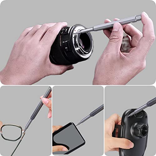 24 in 1 Premium Precision Screwdriver Set, Small Screwdriver Set with Phillips Head & Flathead, Magnetic Mini Screwdrivers Kit for Fixing Electronics, PC and Eyeglass Repairing