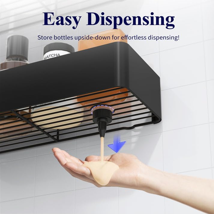 Kitsure Large Shower Caddy - 2 Pack, Rustproof Steel