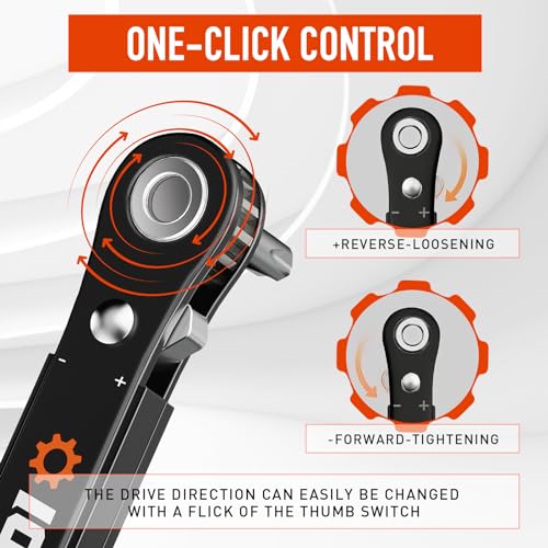 Ratcheting Pocket Screwdriver Father's Day Gifts from Daughter, Ratchet Screwdriver Gifts for Men Dad, Right Angle Screwdriver Mini Ratchet Set EDC Gear Tools, Offset Screwdriver Set for Tight Spaces