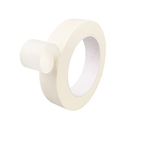 Zellykool Masking Tape 1 Inch, 2 Rolls Painter's Tape 1 Inch x 55 Yards, Painting Adhesive Tape for Painting, Home, Office, School Stationery, Arts, Crafts, Decoration (Beige White)