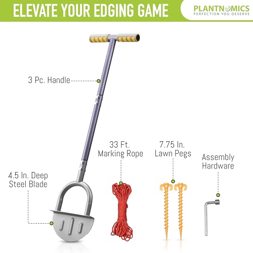 Steel Half-Moon Edger for Landscaping and Borders